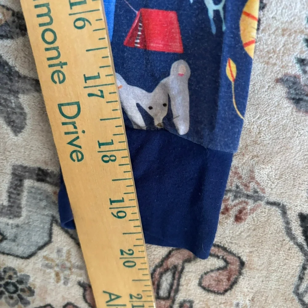 Little Sleepies 4T Bamboo Viscose Pajama Pants Set Alphabet Santa Pumpkin 3pc